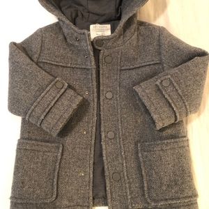 Hooded Wool coat